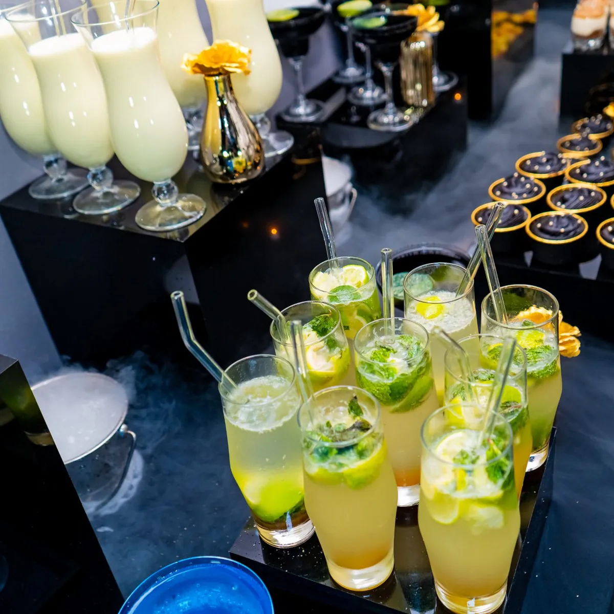 Mojitos & cocktails signature — bar IsiDrink — Prestige Unions traiteur Lyon
