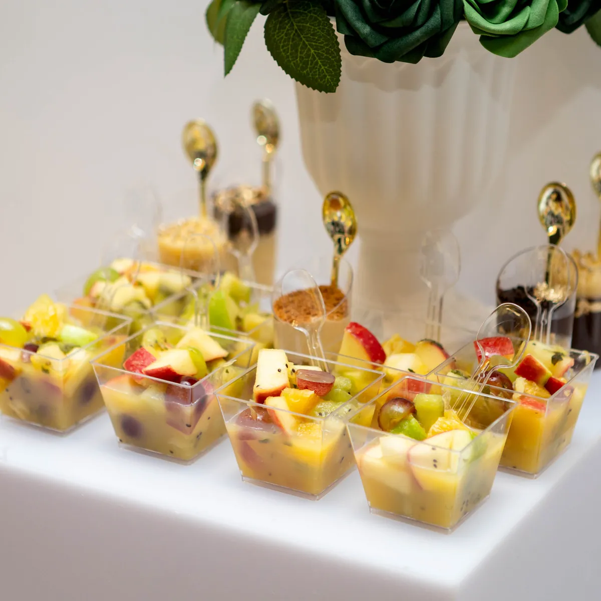 Verrines de fruits frais — Prestige Unions traiteur Lyon